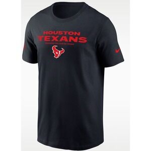 NFL Houston Texans Nike Dri-Fit On Field Short Sleeve T-Shirt Mens Xl
